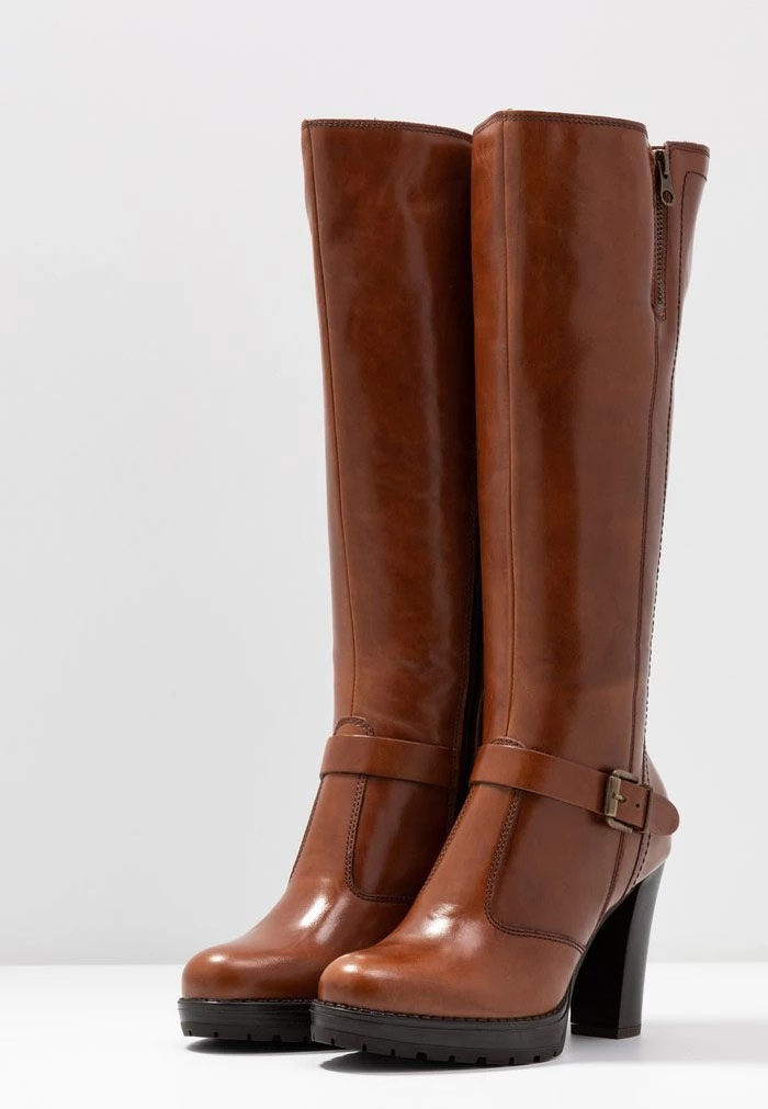 Botte ANNA FIELD Anna Field Leather Boots Marron Femme | VQN-7889557